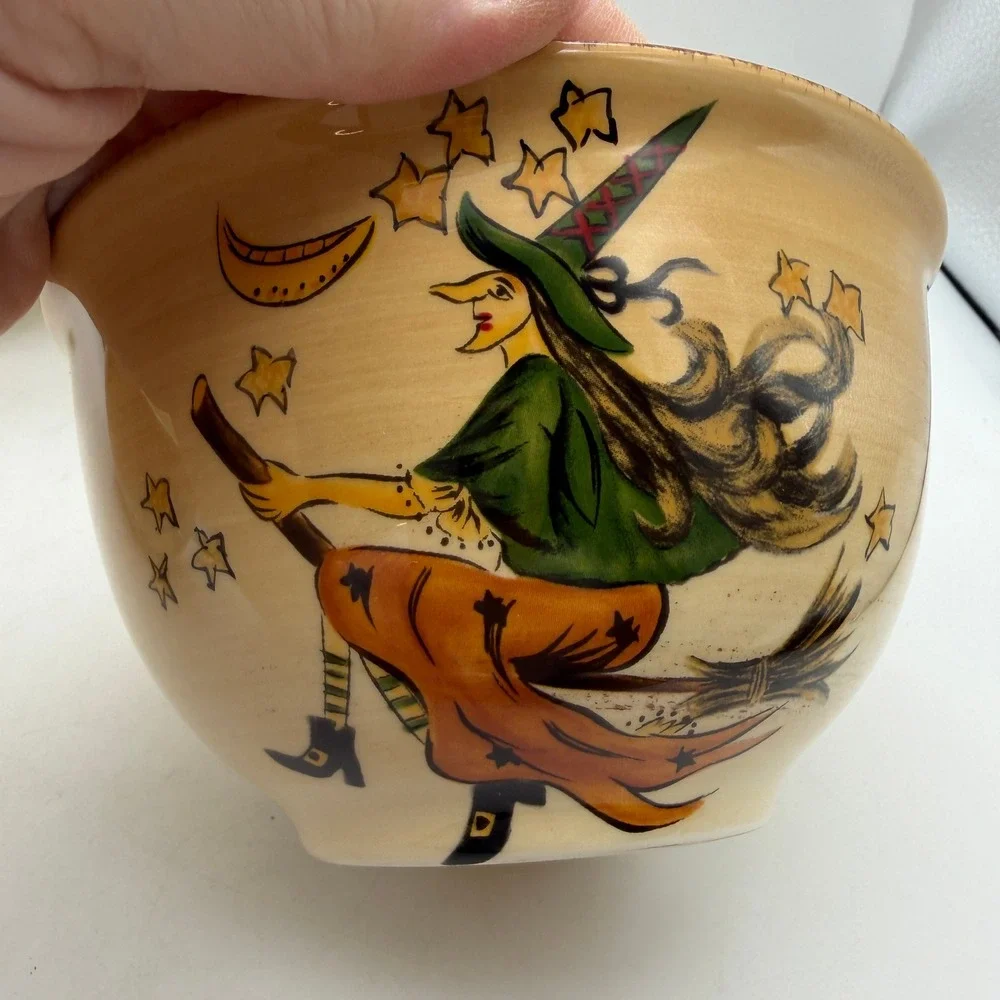 Tabletops Lifestyles Wicked Hollow Halloween Bowls Set 4 Dario Farrucci Cat Bat
